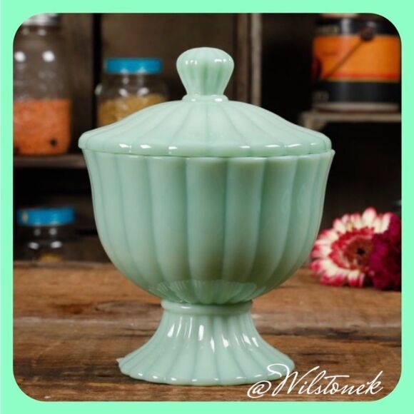 New- The Pioneer Woman timeless beauty Candy Dish ,Jadeite - Picture 1 of 6